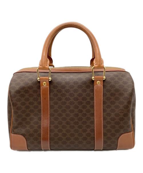 CELINE（セリーヌ）CELINE (セリーヌ) ミニボストンバッグ ブラウンの古着・服飾アイテム