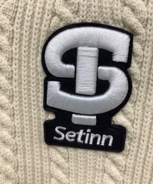 SETINN（セットイン）SETINN (セットイン) ニット アイボリー サイズ:XLの古着・服飾アイテム