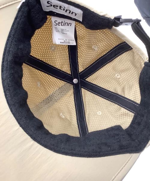 SETINN（セットイン）SETINN (セットイン) サンシールドキャップ アイボリーの古着・服飾アイテム