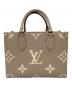 LOUIS VUITTON（ルイ ヴィトン）の古着「オンザゴーPM　	モノグラム・アンプラント」｜トゥルトレール×クレーム
