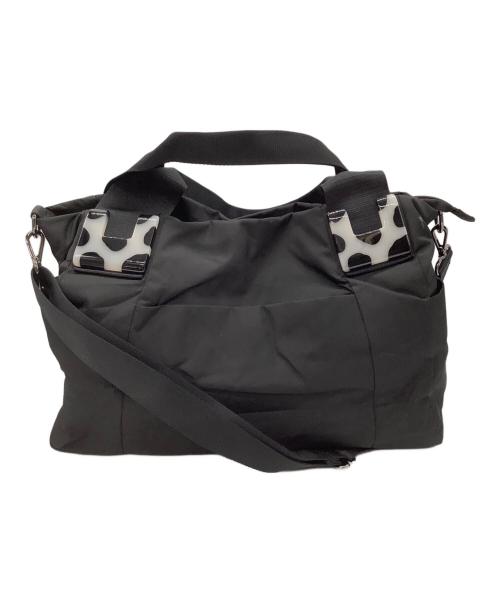 ear PAPILLONNER（イアパピヨネ）ear PAPILLONNER (イアパピヨネ) 2WAYバッグ ブラックの古着・服飾アイテム