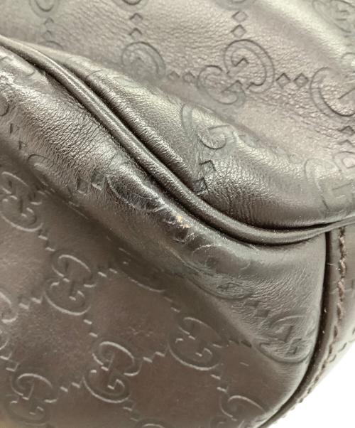 GUCCI（グッチ）GUCCI (グッチ) 2WAYバッグ ダークブラウンの古着・服飾アイテム