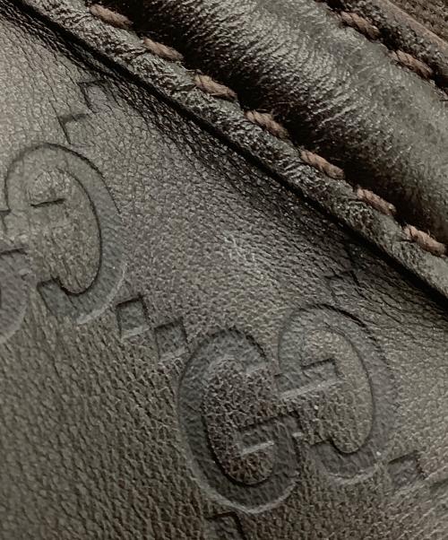 GUCCI（グッチ）GUCCI (グッチ) 2WAYバッグ ダークブラウンの古着・服飾アイテム