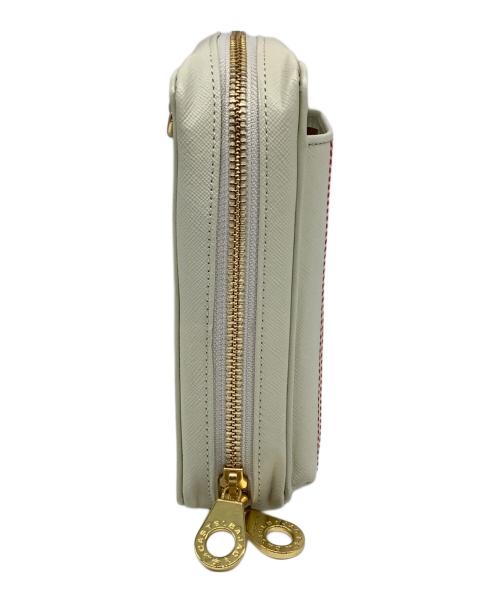 CASTELBAJAC（カステルバジャック）CASTELBAJAC (カステルバジャック) スマホショルダーバッグ ホワイトの古着・服飾アイテム