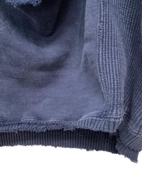 GEAR（ギア）GEAR (ギア) ダメージスウェット ネイビー サイズ:XLの古着・服飾アイテム