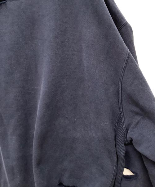 GEAR（ギア）GEAR (ギア) ダメージスウェット ネイビー サイズ:XLの古着・服飾アイテム