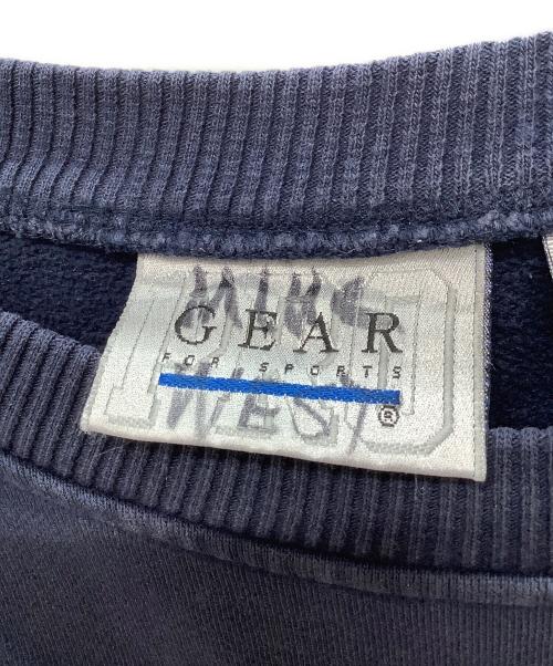 GEAR（ギア）GEAR (ギア) ダメージスウェット ネイビー サイズ:XLの古着・服飾アイテム