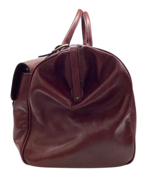 GRANDEE（グランディー）GRANDEE (グランディー) レザーボストンバッグ ブラウンの古着・服飾アイテム