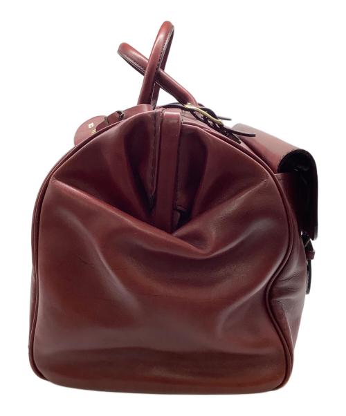 GRANDEE（グランディー）GRANDEE (グランディー) レザーボストンバッグ ブラウンの古着・服飾アイテム