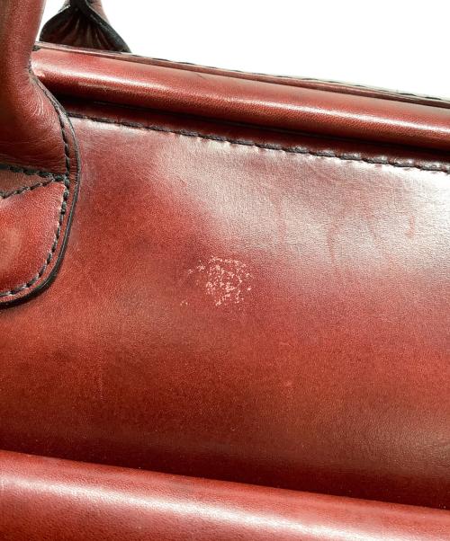 GRANDEE（グランディー）GRANDEE (グランディー) レザーボストンバッグ ブラウンの古着・服飾アイテム