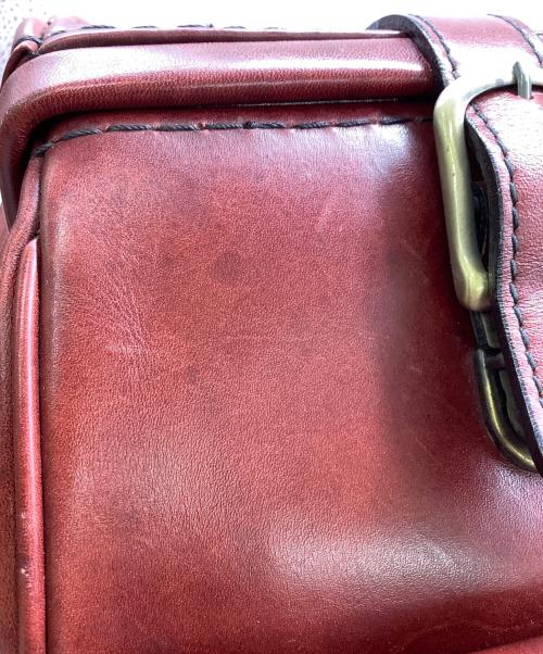 GRANDEE（グランディー）GRANDEE (グランディー) レザーボストンバッグ ブラウンの古着・服飾アイテム