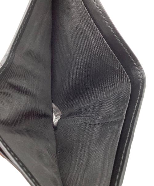 GUCCI（グッチ）GUCCI (グッチ) 2つ折り財布 グッチシマ ブラックの古着・服飾アイテム