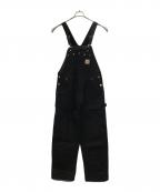 CarHarttカーハート）の古着「ダブルニーオーバーオール」｜ブラック