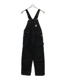 CarHartt（カーハート）の古着「ダブルニーオーバーオール」｜ブラック