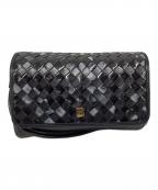 BALLYバリー）の古着「レザーショルダーバッグ」｜ブラック