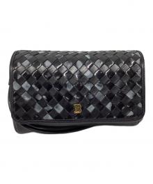 BALLY（バリー）の古着「レザーショルダーバッグ」｜ブラック