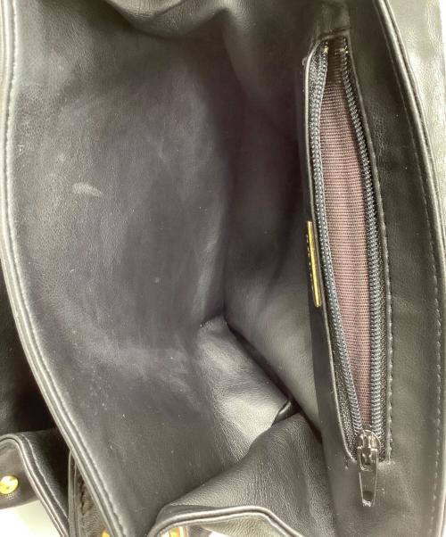 BALLY（バリー）BALLY (バリー) レザーショルダーバッグ ブラックの古着・服飾アイテム