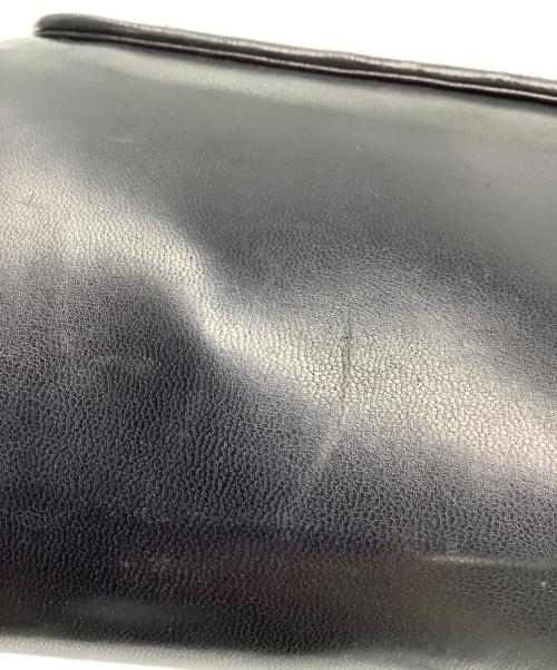BALLY（バリー）BALLY (バリー) レザーショルダーバッグ ブラックの古着・服飾アイテム