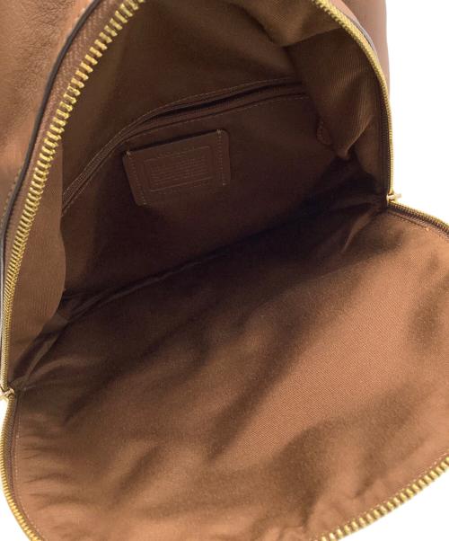 COACH（コーチ）COACH (コーチ) リュック ベージュ×ブラウンの古着・服飾アイテム