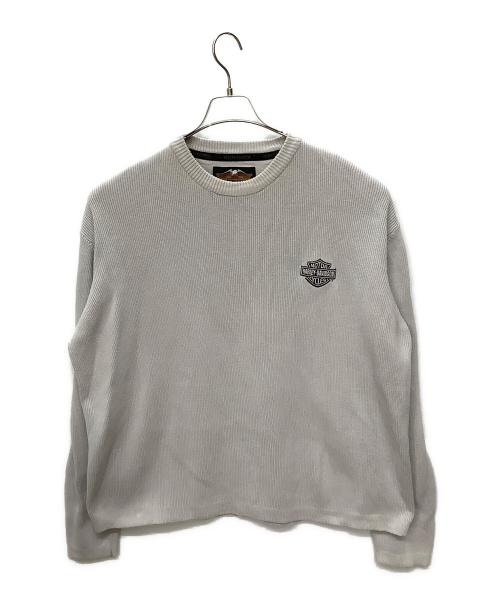 HARLEY-DAVIDSON（ハーレーダビッドソン）HARLEY-DAVIDSON (ハーレーダビッドソン) ニット グレー サイズ:XLの古着・服飾アイテム