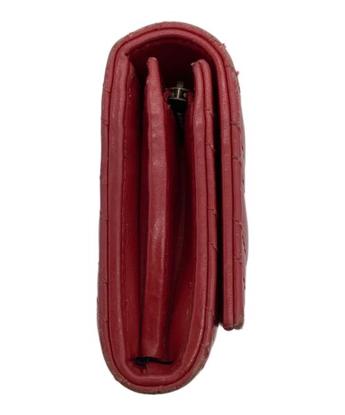 GUCCI（グッチ）GUCCI (グッチ) 2つ折り財布 レッドの古着・服飾アイテム