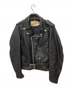 Schottショット）の古着「ダブルライダースジャケット」｜ブラック