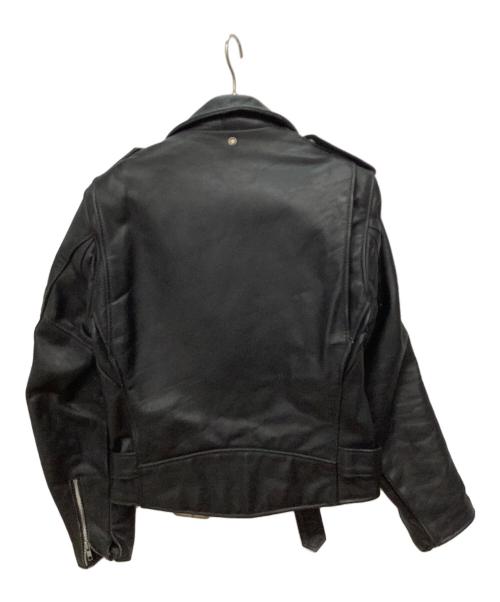 Schott（ショット）Schott (ショット) ダブルライダースジャケット ブラック サイズ:Sの古着・服飾アイテム