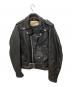 Schott（ショット）の古着「ダブルライダースジャケット」｜ブラック