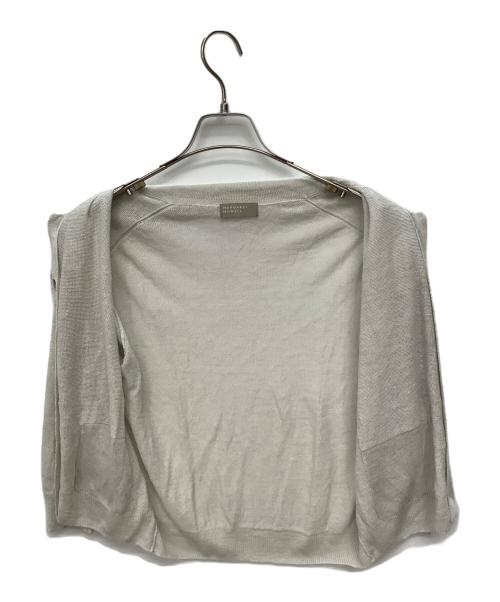 MARGARET HOWELL（マーガレットハウエル）MARGARET HOWELL (マーガレットハウエル) リネンカーディガン ライトグレー サイズ:2の古着・服飾アイテム