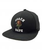 COACH×A BATHING APEコーチ×ア ベイシング エイプ）の古着「キャップ」｜ブラック