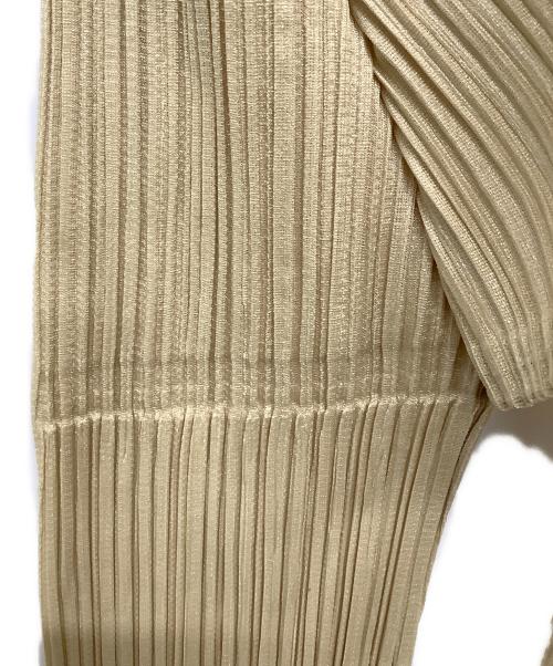 PLEATS PLEASE（プリーツプリーズ）PLEATS PLEASE (プリーツプリーズ) プリーツシャツ ベージュ サイズ:4の古着・服飾アイテム