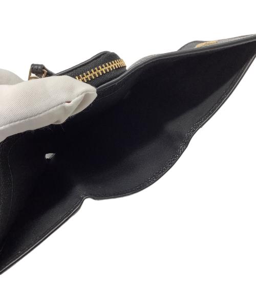 COACH（コーチ）COACH (コーチ) ミニ3つ折り財布 ブラックの古着・服飾アイテム