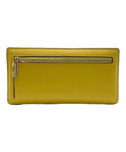 MICHAEL KORS（マイケル・コース）MICHAEL KORS (マイケルコース) ラージスナップ ウォレット イエローの古着・服飾アイテム