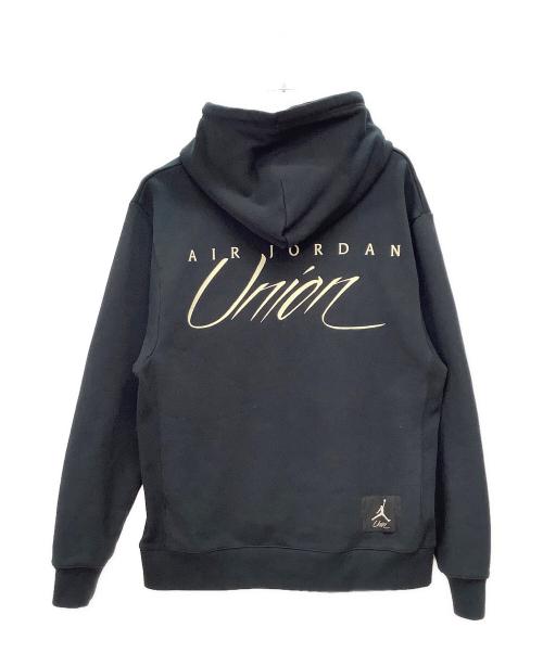 JORDAN（ジョーダン）JORDAN (ジョーダン) UNION (ユニオン) パーカー FLEECE HOODIE ブラック サイズ:Lの古着・服飾アイテム