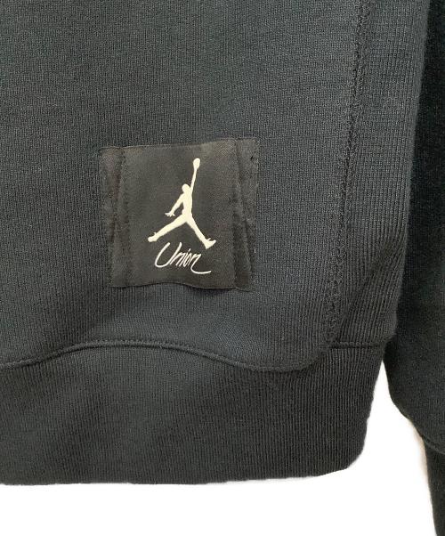 JORDAN（ジョーダン）JORDAN (ジョーダン) UNION (ユニオン) パーカー FLEECE HOODIE ブラック サイズ:Lの古着・服飾アイテム