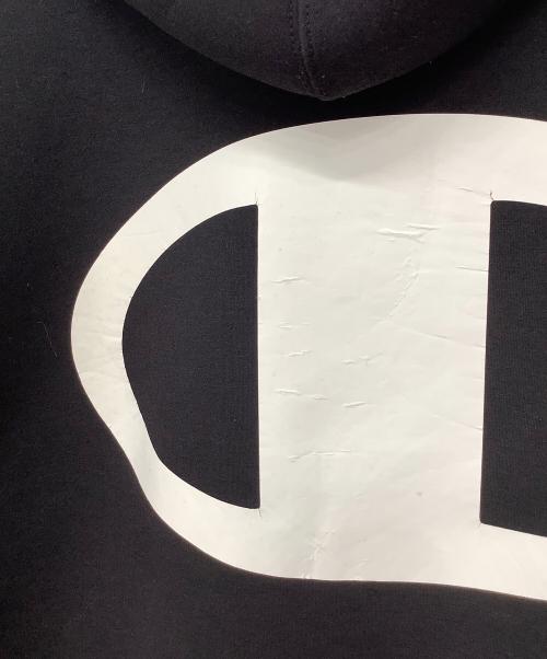 Champion（チャンピオン）Champion (チャンピオン) ATMOS (アトモス) パーカー ブラック サイズ:XLの古着・服飾アイテム