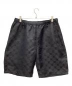 F.C.R.B.エフシーレアルブリストル）の古着「MONOGRAM JACQUARD NYLON SHORTS」｜ブラック