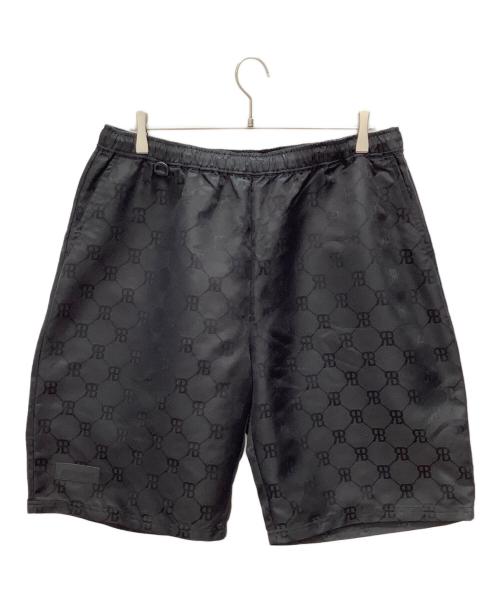 F.C.R.B.（エフシーレアルブリストル）F.C.R.B. (エフシーレアルブリストル) MONOGRAM JACQUARD NYLON SHORTS ブラック サイズ:XLの古着・服飾アイテム