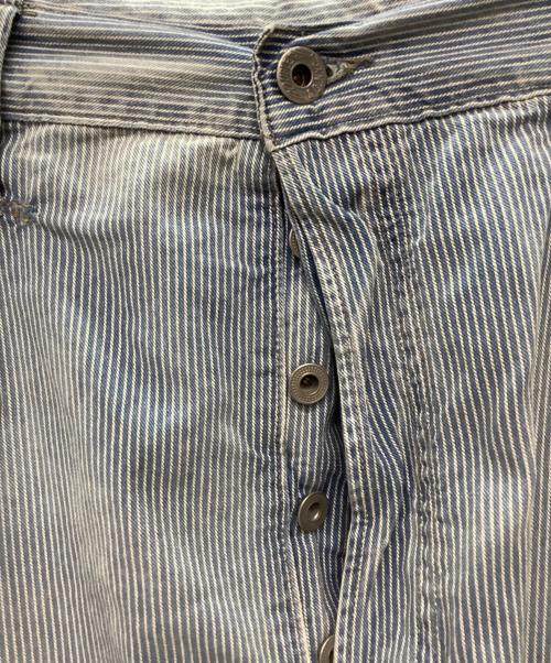 RRL（ダブルアールエル）RRL (ダブルアールエル) ヴィンテージ5ポケットリペアードインディゴパンツ インディゴ サイズ:38×32の古着・服飾アイテム