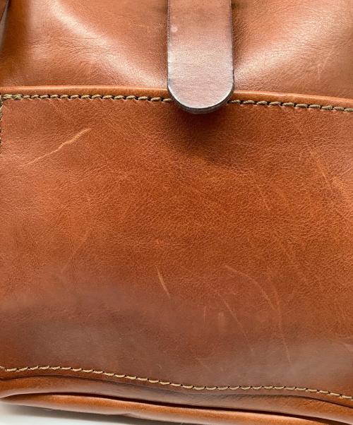 Herz（ヘルツ）Herz (ヘルツ) レザーショルダーバッグ ブラウンの古着・服飾アイテム