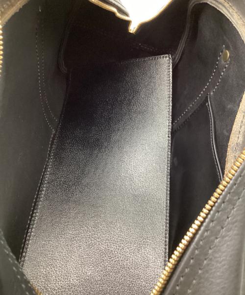 Herz（ヘルツ）Herz (ヘルツ) カジュアルボストンバッグ M ブラックの古着・服飾アイテム