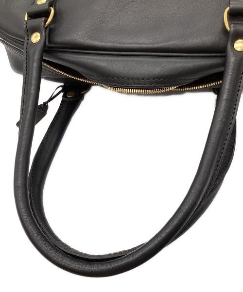 Herz（ヘルツ）Herz (ヘルツ) カジュアルボストンバッグ M ブラックの古着・服飾アイテム