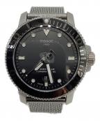 TISSOTティソ）の古着「Seastar 1000 Automatic」｜ブラック