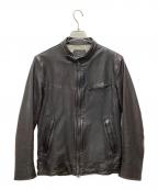 ISAMU KATAYAMA BACKLASHイサムカタヤマ・バックラッシュ）の古着「レザージャケット」｜ブラック