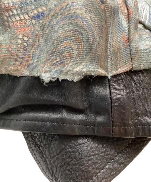 ISAMU KATAYAMA BACKLASH（イサムカタヤマ・バックラッシュ）ISAMU KATAYAMA BACKLASH (イサムカタヤマ・バックラッシュ) レザージャケット ブラック サイズ:Mの古着・服飾アイテム