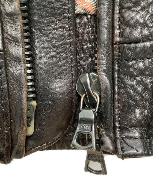 ISAMU KATAYAMA BACKLASH（イサムカタヤマ・バックラッシュ）ISAMU KATAYAMA BACKLASH (イサムカタヤマ・バックラッシュ) レザージャケット ブラック サイズ:Mの古着・服飾アイテム