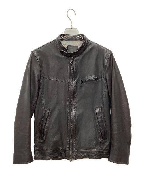 ISAMU KATAYAMA BACKLASH（イサムカタヤマ・バックラッシュ）ISAMU KATAYAMA BACKLASH (イサムカタヤマ・バックラッシュ) レザージャケット ブラック サイズ:Mの古着・服飾アイテム
