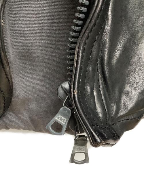 ISAMU KATAYAMA BACKLASH（イサムカタヤマ･バックラッシュ）ISAMU KATAYAMA BACKLASH (イサムカタヤマ・バックラッシュ) ダブルライダースジャケット ブラック サイズ:Lの古着・服飾アイテム