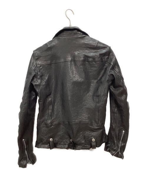 ISAMU KATAYAMA BACKLASH（イサムカタヤマ･バックラッシュ）ISAMU KATAYAMA BACKLASH (イサムカタヤマ・バックラッシュ) ダブルライダースジャケット ブラック サイズ:Lの古着・服飾アイテム