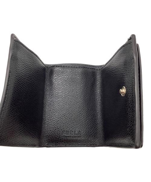 FURLA（フルラ）FURLA (フルラ) ミニ3つ折り財布 ブラックの古着・服飾アイテム